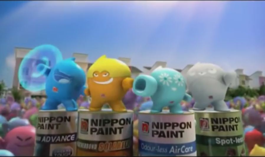 Nippon Paint Blobbies FLYSTUDIO